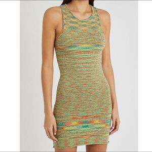 Gimaguas Colorful Knit Mini Dress